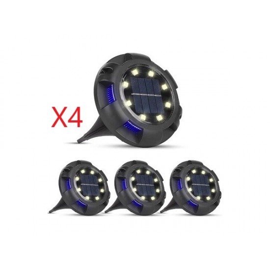 ΗΛΙΑΚΑ ΠΡΟΒΟΛΑΚΙΑ ΕΞΩΤΕΡΙΚΟΥ ΧΩΡΟΥ ΜΕ 8 LED SOLAR OUTDOOR BURIED LIGHTS ΗΛΙΑΚΑ ΠΡΟΒΟΛΑΚΙΑ ΕΞΩΤΕΡΙΚΟΥ ΧΩΡΟΥ ΜΕ 8 LED SOLAR OUTDOOR BURIED LIGHTS