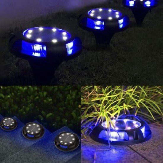 ΗΛΙΑΚΑ ΠΡΟΒΟΛΑΚΙΑ ΕΞΩΤΕΡΙΚΟΥ ΧΩΡΟΥ ΜΕ 8 LED SOLAR OUTDOOR BURIED LIGHTS ΗΛΙΑΚΑ ΠΡΟΒΟΛΑΚΙΑ ΕΞΩΤΕΡΙΚΟΥ ΧΩΡΟΥ ΜΕ 8 LED SOLAR OUTDOOR BURIED LIGHTS