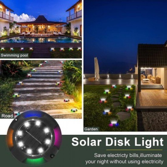 ΗΛΙΑΚΑ ΠΡΟΒΟΛΑΚΙΑ ΕΞΩΤΕΡΙΚΟΥ ΧΩΡΟΥ ΜΕ 8 LED SOLAR OUTDOOR BURIED LIGHTS ΗΛΙΑΚΑ ΠΡΟΒΟΛΑΚΙΑ ΕΞΩΤΕΡΙΚΟΥ ΧΩΡΟΥ ΜΕ 8 LED SOLAR OUTDOOR BURIED LIGHTS