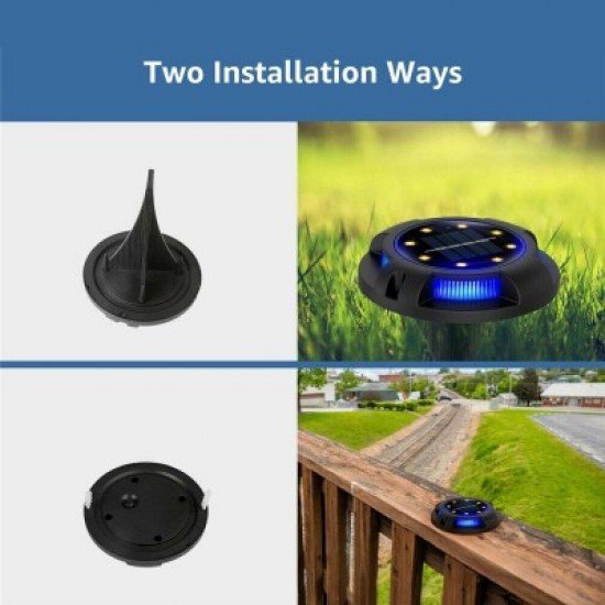 ΗΛΙΑΚΑ ΠΡΟΒΟΛΑΚΙΑ ΕΞΩΤΕΡΙΚΟΥ ΧΩΡΟΥ ΜΕ 8 LED SOLAR OUTDOOR BURIED LIGHTS ΗΛΙΑΚΑ ΠΡΟΒΟΛΑΚΙΑ ΕΞΩΤΕΡΙΚΟΥ ΧΩΡΟΥ ΜΕ 8 LED SOLAR OUTDOOR BURIED LIGHTS